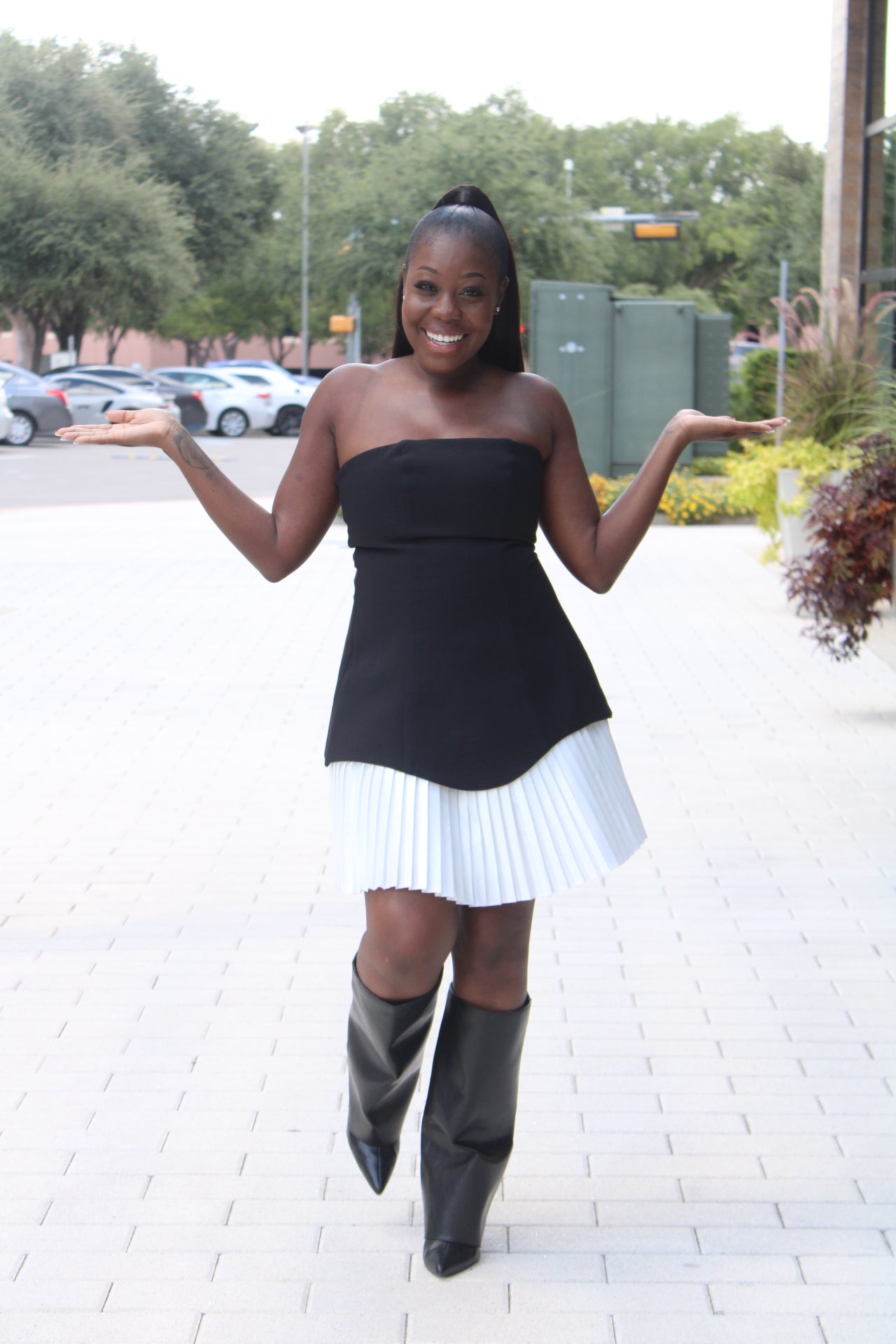 Classic Pleated Dress
