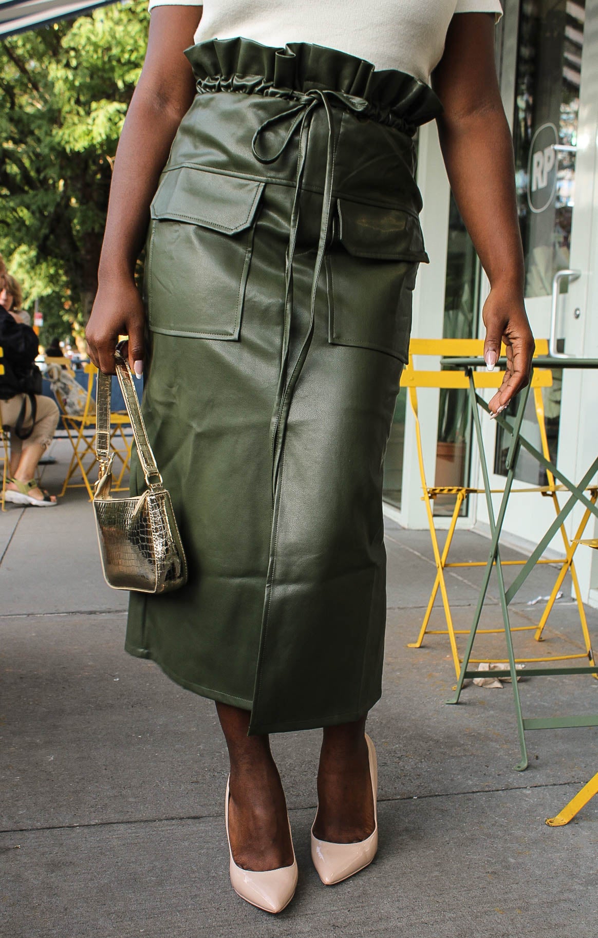 GRENVY High Waist Skirt