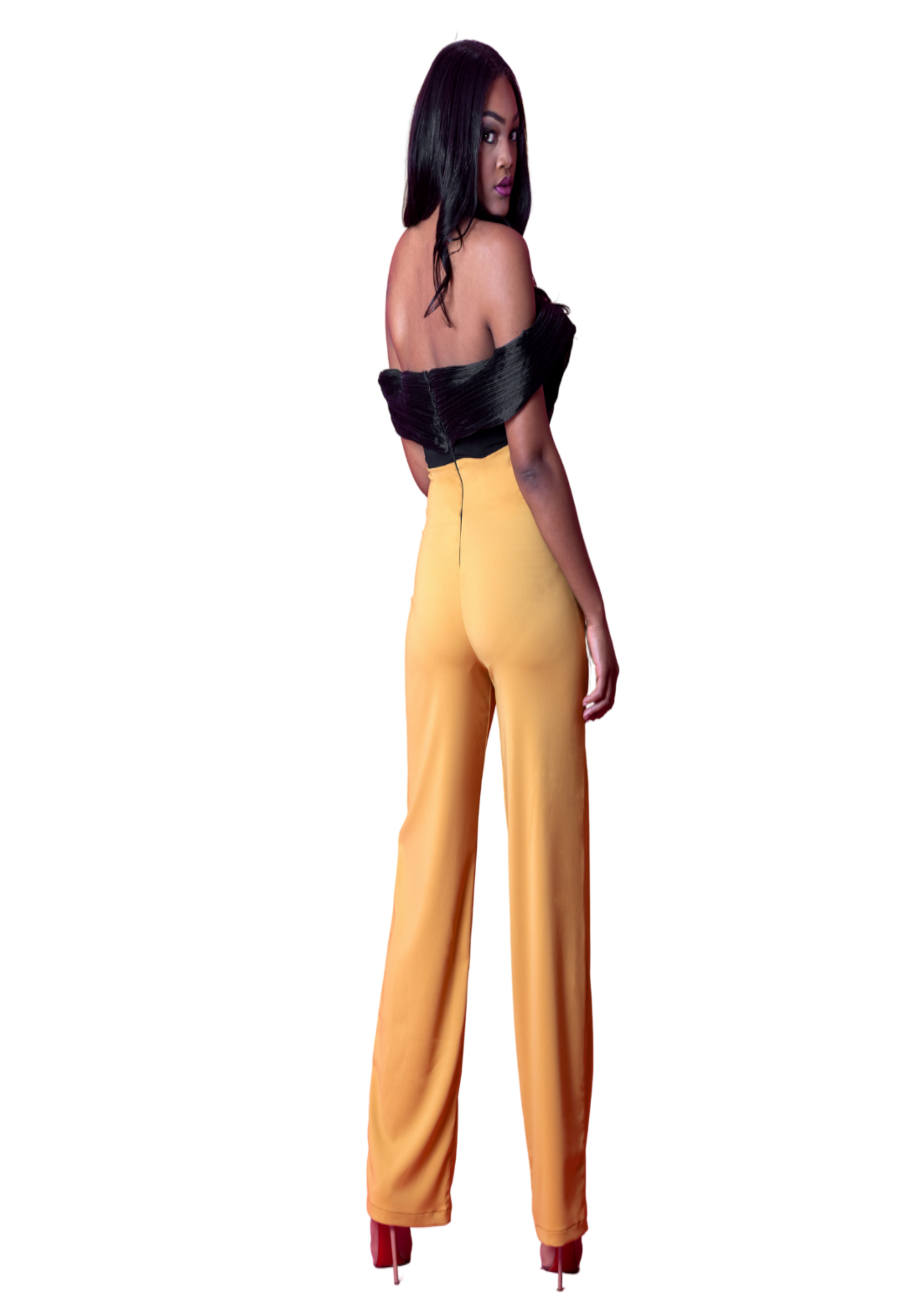 Noel-Shoulder Jumpsuit